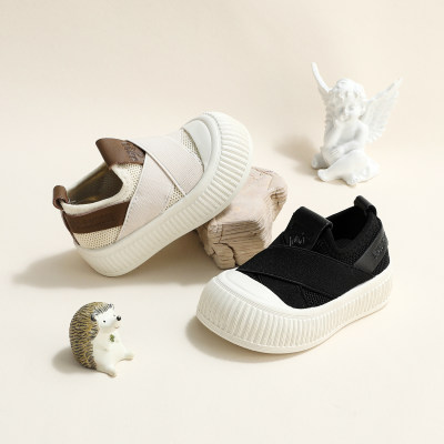 Toddler Solid Color Non-slip Slip-on Shoes