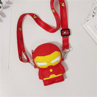Marvel Iron Spider Bat Silicone Coin Purse Cute Shoulder Bag  Yellow