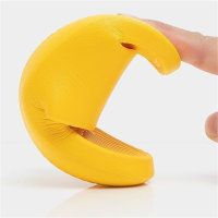 Children's solid color slippers  Yellow