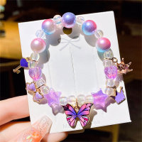 Bracciale di cristallo con perline della principessa Elsa di Biancaneve per bambini  Multicolore