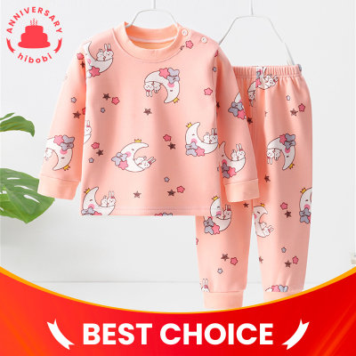 Pijama e camiseta com estampa de lua de coelho infantil