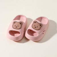 Toddler Girl Non-Slip One Word Sandals  Pink