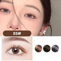 MK Small Gold Chopstick Eyebrow Pen Extremely Fine Triangle Waterproof and Sweatproof Natural Beginner Student Small Gold Bar Eyebrow Pen  dark brown