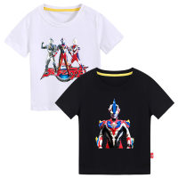 Summer children's short-sleeved T-shirts for boys and girls cartoon bottoming shirts  Multicolor