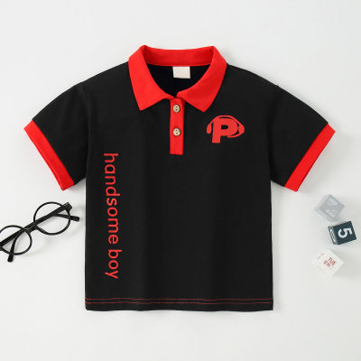 Toddler Boy Print Casual Polo Shirt