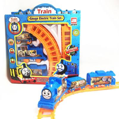 DIY بها بنفسك قطار السكك الحديدية قطار صغير للأطفال لعبة تجميع السيارات الكهربائية