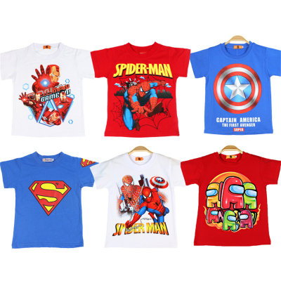 Boys summer clothes children's short-sleeved T-shirts pure cotton new style children's clothes boys tops