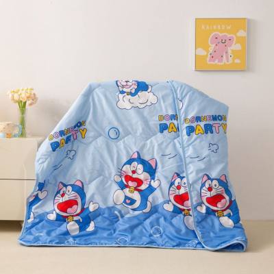 Edredón de aire acondicionado de colcha de verano para niños de dibujos animados