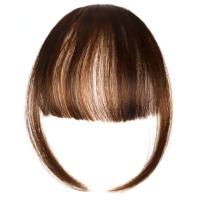 Chemical fiber wig with air bangs, thin fake bangs for women with sideburns, straight bangs wig  Style 4