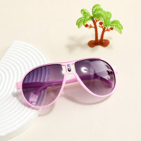 Gafas de sol de color sólido para niños  Rosado