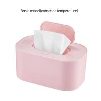 USB Wipe Heater For Baby Wipes Temperature Control,Charging Portable Hot And Humid Travel Wet Wipes Insulation Box  Pink