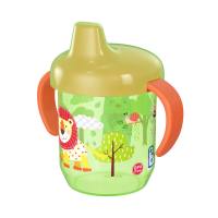 Cartoon animal integrated handle infant learning drinking cup duckbill cup leak-proof baby water cup  Multicolor