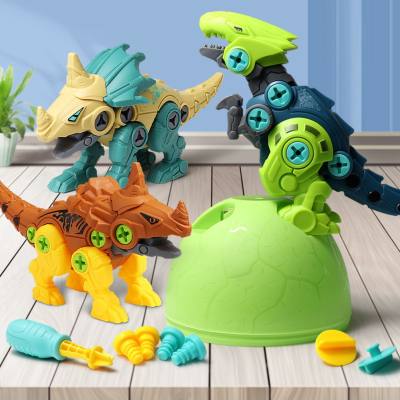 Zerlegen Sie Dinosaurier-Ei Dinosaurier-Spielzeug Tyrannosaurus Rex Kinder Kapsel Ei kreative DIY Montage