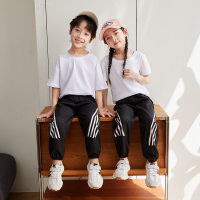 Summer children's casual trousers anti-mosquito pants air-conditioning pants thin pants  Black