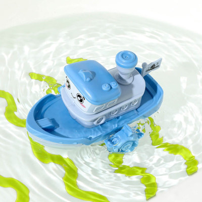 Children's Bathroom Bath Water Play Clockwork Small Ship Toys