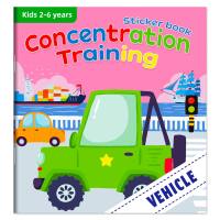 Sticker Book Baby Educational Cartoon Cartoon Toy Sticker Book DIY  Multicolor