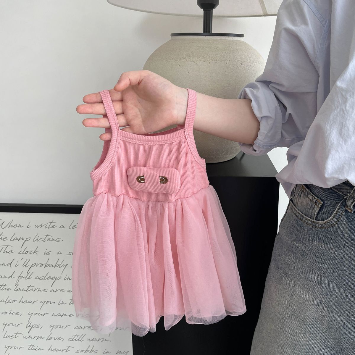 Baby clothes summer jumpsuit super cute baby girl gauze skirt