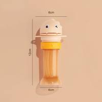 Children's baby portable drinking artifact anti-choking water bottle cap mineral water straw cover water bottle conversion mouth cap universal  Yellow