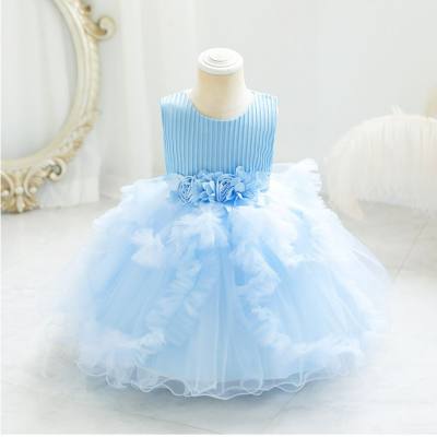 1. Geburtstagskleid 2023 neuer Stil Prinzessinnenkleid Mädchen Sommerkleid Kinder Tutu Rock Geburtstagsparty Kleid Rock