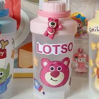 Toy Story – tasse à boire en plastique de grande capacité, bouteille d'eau mignonne, bouilloire d'été pour étudiant, tasse Shaker  Multicolore