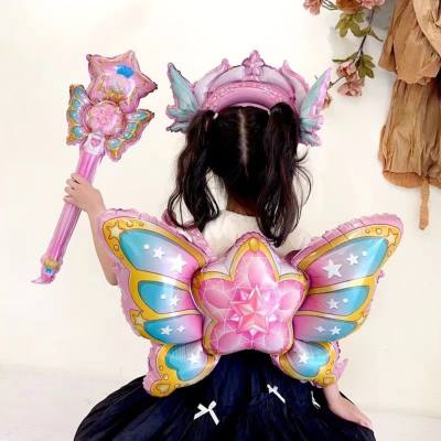 Flügel Kindertag Dekoration Kopfschmuck Stirnband Ballon Balala Zauberstab