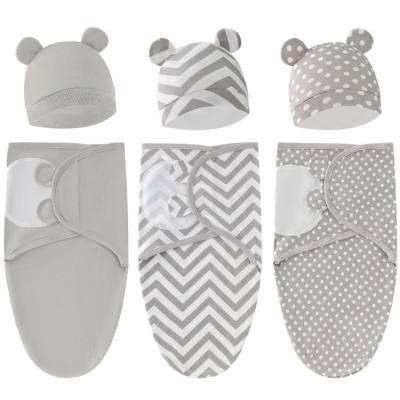 Newborn sleeping bag delivery room swaddle baby swaddle fetal hat set
