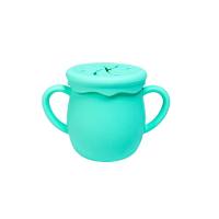 Straw Mug, Snack Cup, Baby Mug, Silicone Cup, Training Mug, Baby Mug, Spill-resistant Cup, Baby Shower Gift  Blue