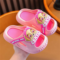 Children's dog pattern slippers  Pink