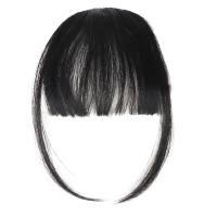 Chemical fiber wig with air bangs, thin fake bangs for women with sideburns, straight bangs wig  Style 3