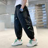 Pantaloni da lavoro giapponesi primaverili pantaloni casual Leggings di marca neri alla moda da uomo di grandi dimensioni in stile americano  Nero