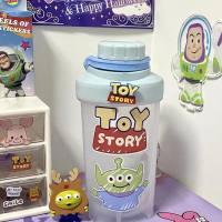 Toy Story Large Capacity Plastic Drinking Cup Cute Water Bottle Cup Summer Student Kettle Shaker Cup  Multicolor