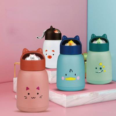 New cute pet animal water cup creative gift cup portable glass water cup student water cup