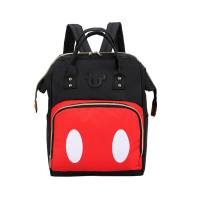 New style mommy backpack foreign trade multifunctional large capacity fashionable mommy bag outing travel backpack mother and baby bag  Red