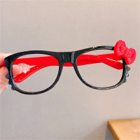 Children's Bow Hello Kitty Eyeglass Frame (Without Lenses)  Black