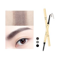 Small Gold Stick Eyebrow Pen, Small Gold Bar Eyebrow Pen, Waterproof and Sweatproof for Students, Durable and Non Staying for Beginners  grey