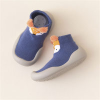 Children's cartoon pattern socks shoes toddler shoes  Blue