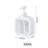 Large-capacity push-type bottle for shampoo, hand soap, shower gel, dish soap, laundry detergent, lotion, empty bottle  Multicolor