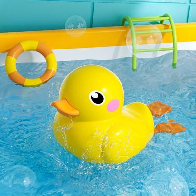 Brinquedos aquáticos infantis, banho de bebê, pato mecânico