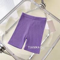 Girls' five-point pants, baby shorts, shark pants, candy-colored baby men's and women's butt pants, summer clothes, new Korean children's clothing  Purple