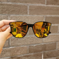 Children's Solid Color Sunglasses  Gold-color
