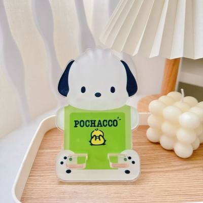 Nouveau Girly coeur Kurome bureau Support de téléphone portable Pacha chien acrylique Style grand Support de tablette paresseux