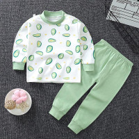 Ensembles de pyjamas de dessin animé 2 pièces pour tout-petit  vert