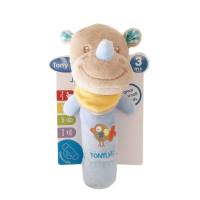 Animal grip baby stick plush toy baby soothing baby stick  Multicolor