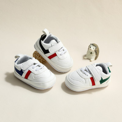 Baby Color-block Patchwork Velcro Shoes