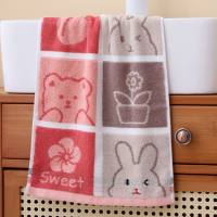 Cotton household children's small towel pure cotton towel baby hand towel  Multicolor