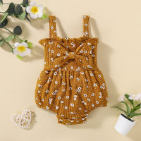 2023 summer new style infant and toddler harem baby sling jumpsuit outing rompers ins cross-border foreign trade children's clothing  Coffee