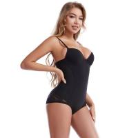 Lace body shaping tights and body shaping corsets, strong tummy-controlling bodysuits, camisole bras, push-up waist-controlling corsets  Black