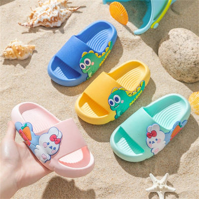 Toddler Cartoon Animal Pattern Non-slip Slide Sandals