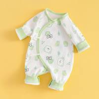 Neugeborene Kleidung vier Jahreszeiten Babykleidung Strampler ohne Knochen Krabbelkleidung Spitze Schmetterling Kleidung Babykleidung  Mehrfarbig