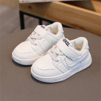 Children's color matching Velcro sneakers  White